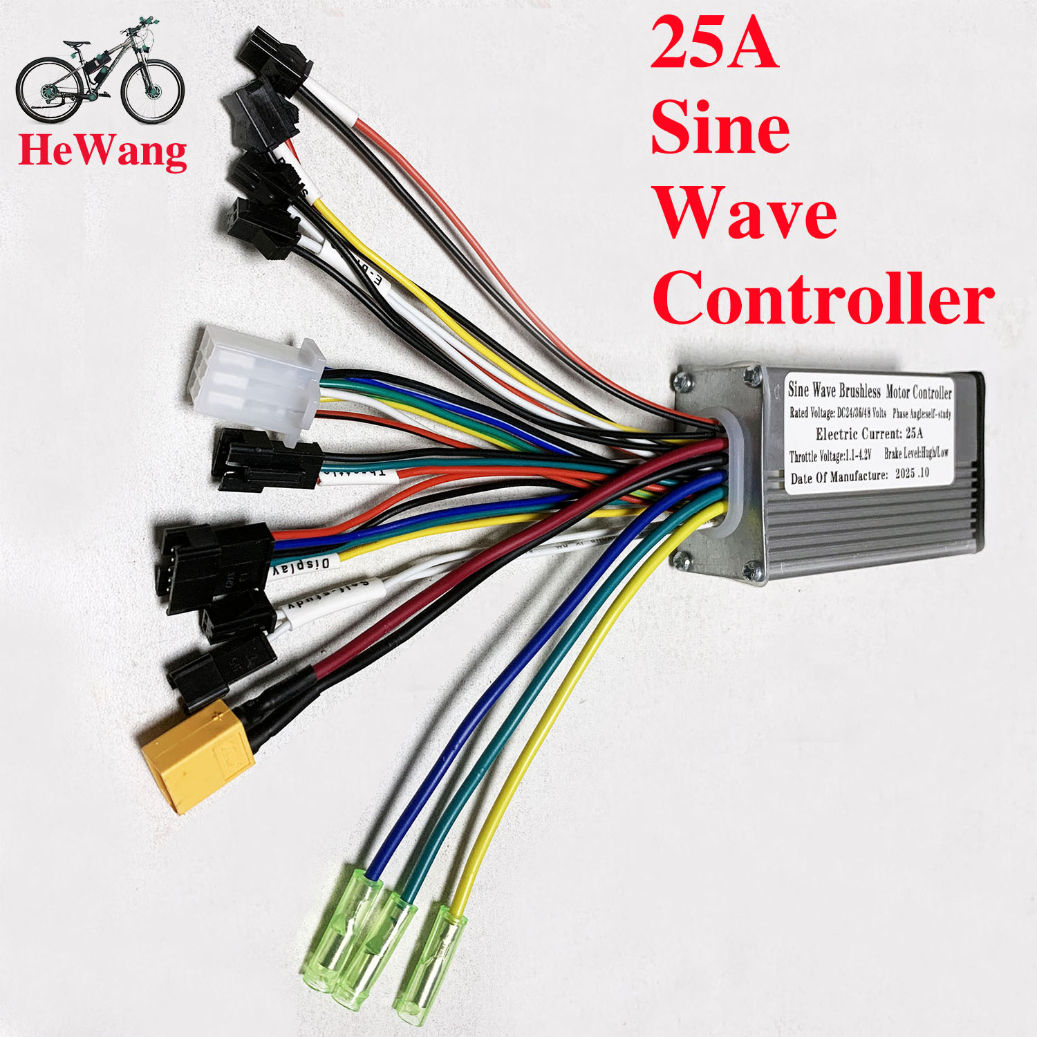 Kelly Kls7230S Controller - 24V/36V/48V 3 Mode Sine Wave Brushless