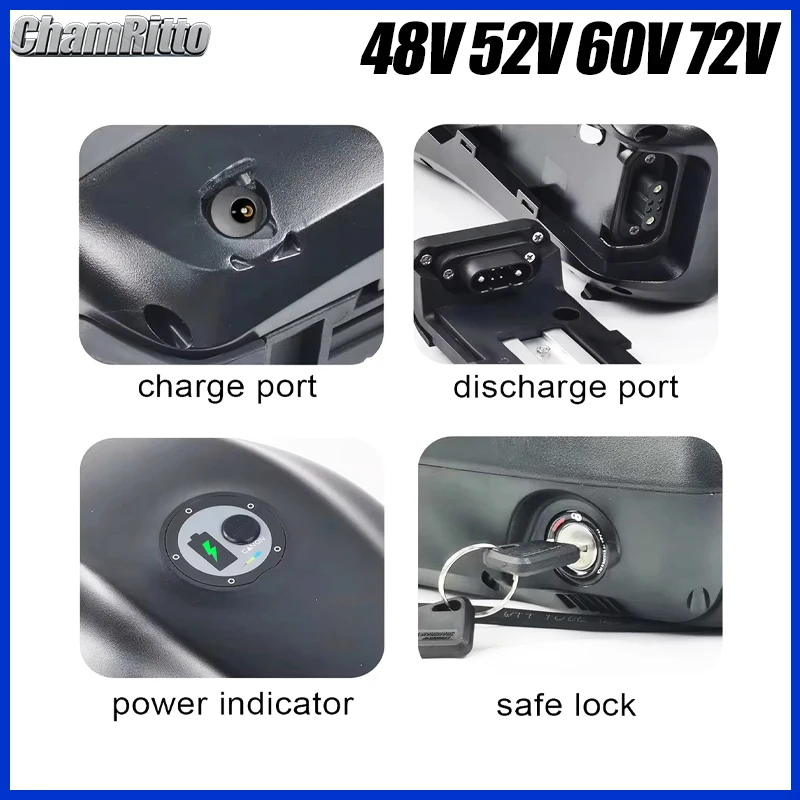 48V 50Ah 52V 35Ah 60V 40AH 72V - 72V 50Ah 21700 Lithium Battery review and price