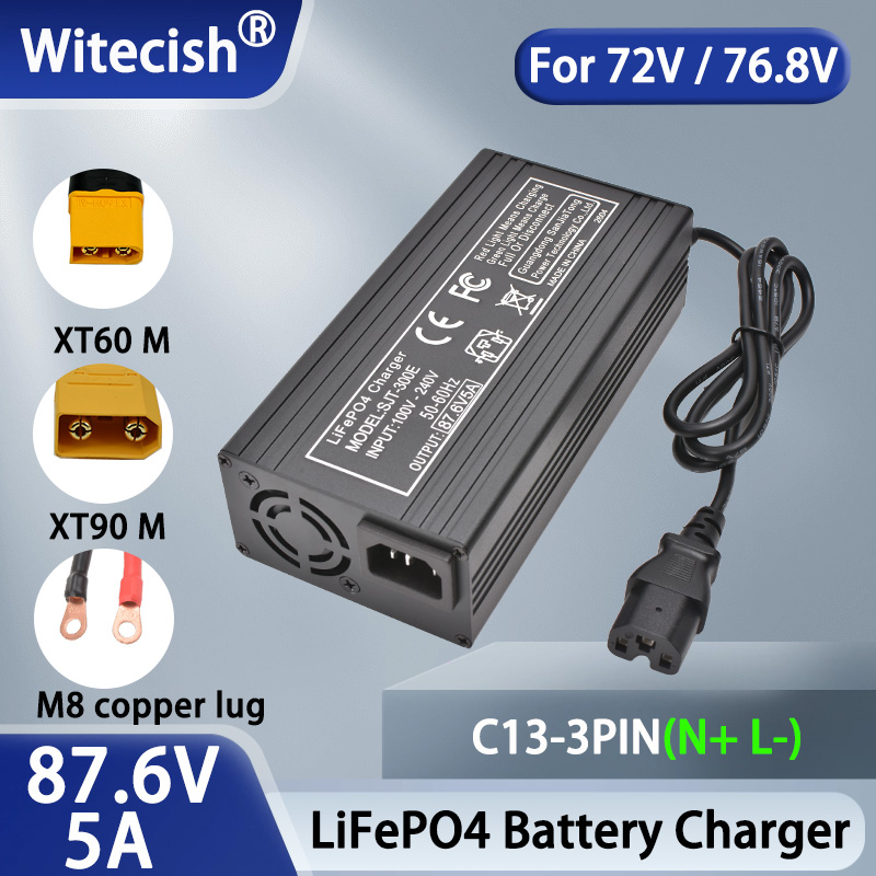87.6V 10A 5A LiFePO4 Battery S - 84V 20A Smart Charger review and price