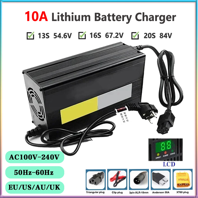 10A 48V 60V 72V Lithium Batter - 84V 20A Smart Charger review and price